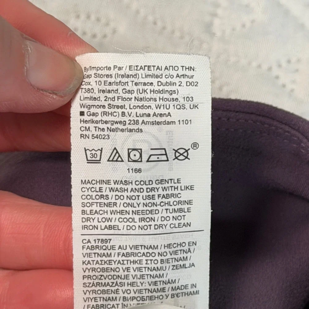 Athleta Girl High Rise Stash Your Treasures Tight Purple Leggings Kids Size L 12